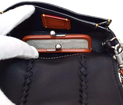 COACH コーチ ショルダーバッグ 斜め掛け グラブタンレザー ステッチ