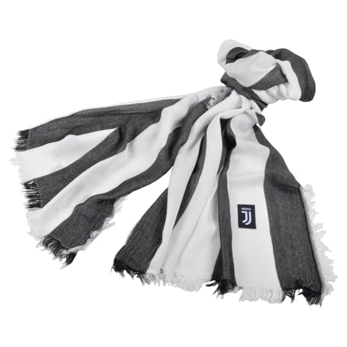 Rigata JUVENTUS Sciarpa Pashmina rigata Made in Italy 60x200 100% 13934