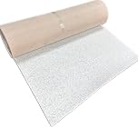 10mm Thick High Density Paperback PU Foam Carpet Underlay Luxurious Comfort Soft, Durable & Stain-Resistant Great Heat & Sound Insulation Eco-Friendly Ideal for Bedrooms & Living Rooms (15㎡)