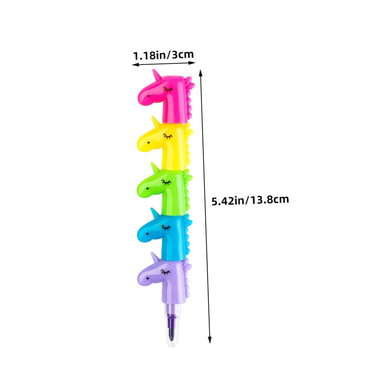 FUNOMOCYA Mini Crayons 4 Piece Gel Bright Colors Perfect for Kids' Art Parties School Supplies