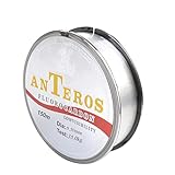 RNXRZANK 164yds Fluorocarbon Fishing Line for Underwater Use in Saltwater and Freshwater, 0.5 77lb