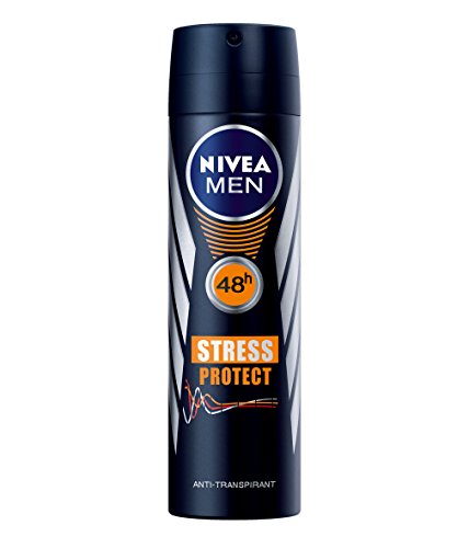 3 x NIVEA Men Deodorant Spray "Stress Protect" Anti-Perspirant - 150 ml