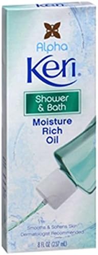 Alpha Keri Shower and Bath Moisture Rich Oil 8 oz. (Pack of 3)
