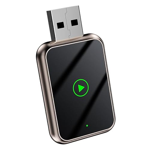 Wireless CarPlay Adapter UK – CarPlay Dongle for Wireless Connectivity, Android Auto Bluetooth Adapter, Seamless Plug-and-Play Setup for iPhone iOS 11 Plus Only For Iphone device