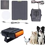 Solar Heater For Greenhouse,Portable Solar Heater For Chicken Coop,Solar Panel Heaters With Overheating Protection For Car Chicken Kitten Puppy Pets