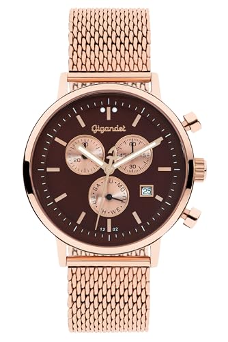 Montre Gigandet Mixte Analogique Quartz Japonais Bracelet Acier