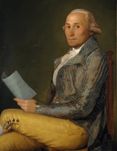 Toile Martínez par Francisco De Goya portrait d'art moderne pour décoration salon en 60x90cm