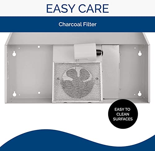 Broan-Nutone 423001 30-Inch Under-Cabinet Range Hood With 2-Speed Exhaust Fan And Light, White #TOP5