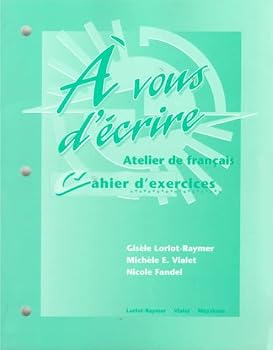 Paperback Workbook to accompany A vous d'ecrire: Atelier de francais Book