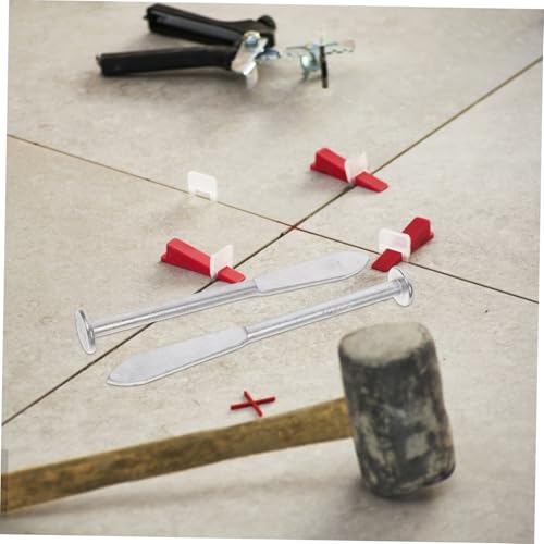PartyKindom Herramienta para colocación de ladrillos para alineación precisa y nivelación con clavos de línea para proyectos de albañilería y carpintería miniatura 4