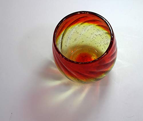 Churaumi vasos espumantes grandes rojo y amarillo x12 miniatura 3