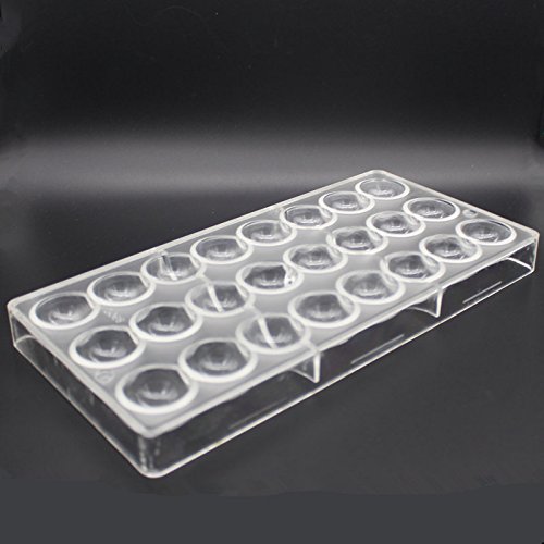 Goldbaking Semi Sphere Chocolate Mould PC Polycarbonate Hemisphere Chocolate Mold (s 1.2inch) - Thumbnail 3