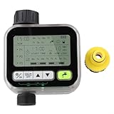 Abile timer da giardinaggio semplifica le tue modalità di routine con sei annaffiature programmabili su misura per diverse esigenze delle piante garantendo un'idratazione ottimale senza sforzo
