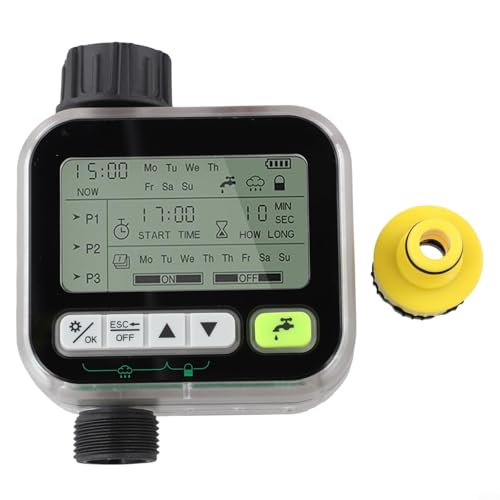 Abile timer da giardinaggio semplifica le tue modalità di routine con sei annaffiature programmabili su misura per diverse esigenze delle piante garantendo un'idratazione ottimale senza sforzo