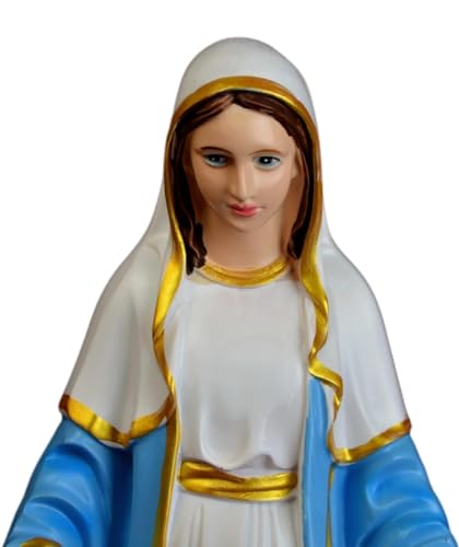 Estatua Virgen María Nuestra Señora de Gracia 12" Resina miniatura 6
