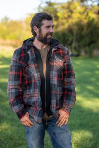 Image of Legendary Whitetails Mens Maplewood Hooded Shirt Jacket