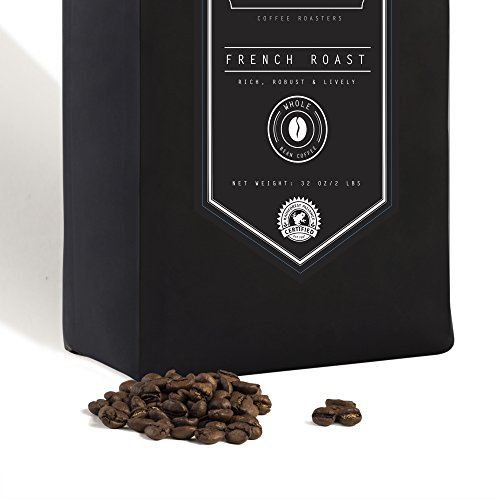 French Roast Coffee Beans - Small Batch, Certified Organic - 32 Oz - 2 Lb - Handcrafted Micro Roast By Stack Street #TOP5