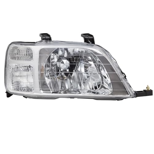 Image of TRQ Passenger Side Headlight Assembly Compatible with 1997-2001 CR-V HO2502112 HO2503112