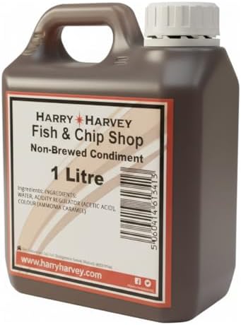 Fish & Chip Shop Style Non-Brewed Condiment 1L, refill pack for vinegar bottle- Chippy