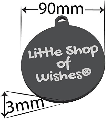 Christmas 2022 Ornament Personalised Bauble Family Name Tree Decoration - Custom Text Surname Gift Memory Keepsake for Friends Family Couple Children - Mirror Gold (9cm x 10cm