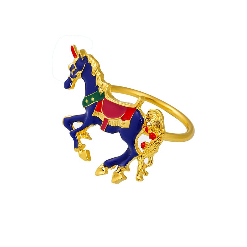 Lot de 12 Ronds de Serviette en métal plaqué Or pour Table à Manger, fête de Noël, Porte-Bonheur Junma.