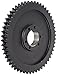 Martin Roller Chain Sprocket, QD Bushed, Type C Hub, Double Strand, 80 Chain Size, For E Bushing, 1" Pitch, 45 Teeth, 3.3125" Max Bore Dia., 14.901" OD, 6" Hub Dia., 2.863" Width