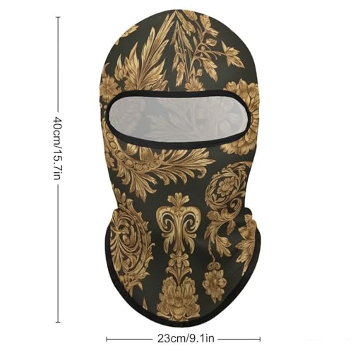 Balaclava para Hombre y Mujer con Elementos Decorativos, Máscara Completa para Deportes al Aire Libre como Ciclismo y Pesca, 1 unidad miniatura 2
