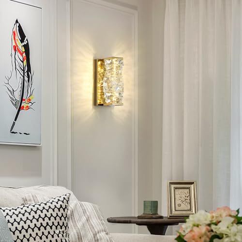 Sxtiger Modern Crystal Wall Light Sconce - Image 3