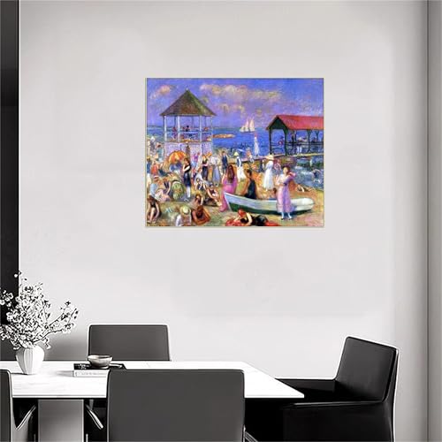 Tableau Beach Scene William Glackens 72x60cm décoration salon - 2