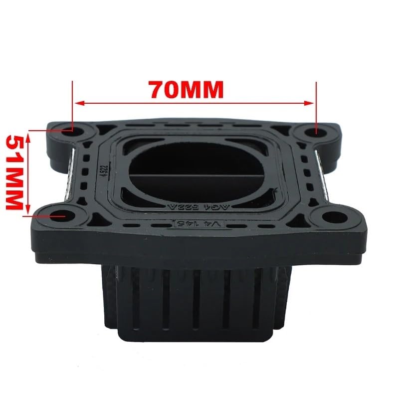 Placa de admisión de válvula de carburador fabricada para Yamaha YFS200 y DT 200R 3