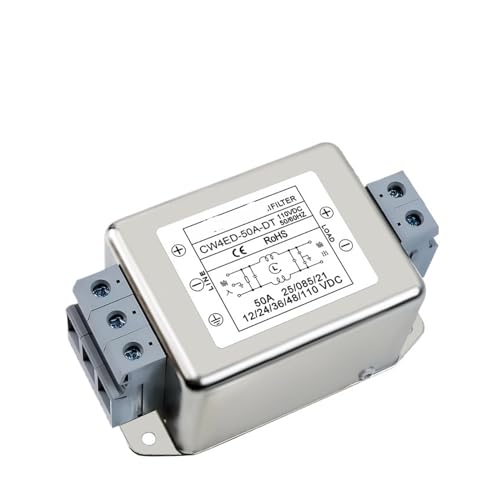 Bornier filtre de puissance DC CW4ED-50A-DT anti-parasite pour alimentation stable 12V 24V 48V