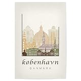 artboxONE Poster 30x20 cm Städte/København Copenhagen Skyline, Rustic - Bild Copenhagen Copenhagen Danmark