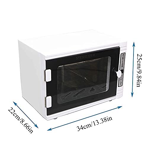 Miniatura 2 de 12L Temperatura ambiente Timed U & V-LIGHT Limpiador Máquina de Gabinete Limpieza para Toallas, Herramientas de Uñas Herramientas de Manicura