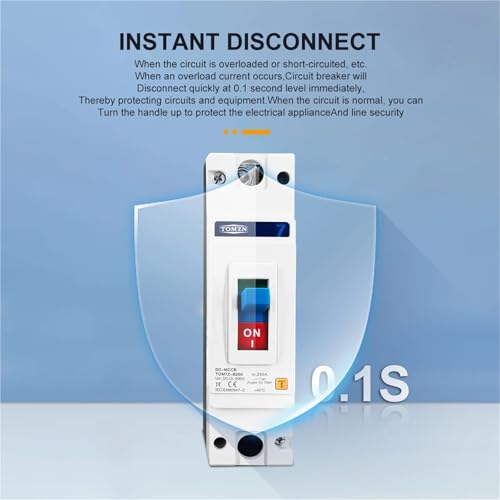Disjoncteur solaire 125A boîtier moulé courbe B haute protection CC