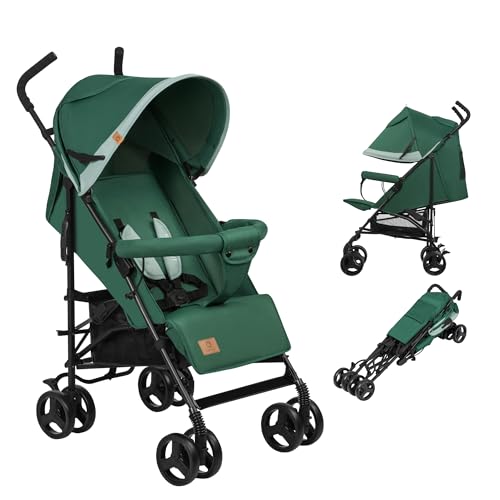 LIONELO Silla de Paseo Ligera Elia para Bebés hasta 15 kg, Carrito de Bebé Plegable con Asiento Reclinable, Capota XXL, Cesta y Mosquitera, de 6 a 36 Meses LIONELO Silla de Paseo Ligera Elia para Bebés hasta 15 kg, Carrito de Bebé Plegable con Asiento Reclinable, Capota XXL, Cesta y Mosquitera, de 6 a 36 Meses