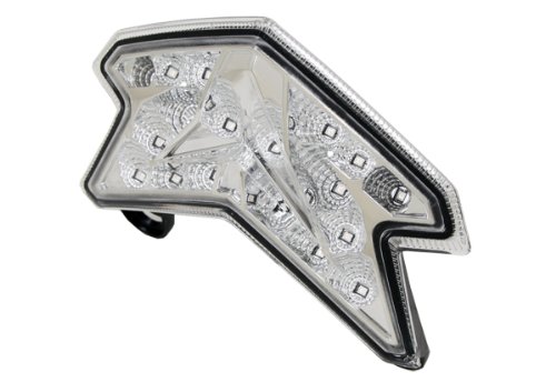 Motodynamic Integrated Sequential Led Tail Lights Clear Lens For 2013-2018 Kawasaki Ninja Zx-6R 636 2016+ Z800 #TOP1