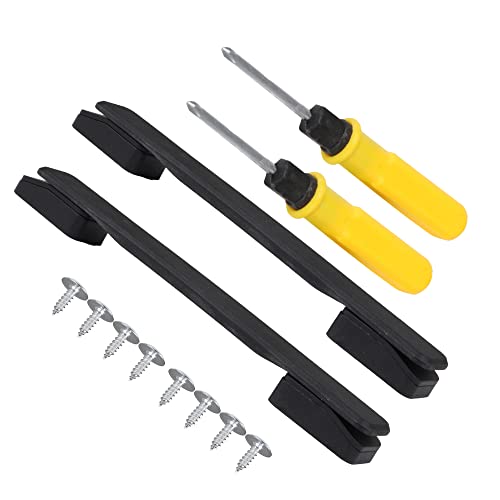 Image of Black Flexible Suitcase Handle Carry Strap Grip Part 7.8 inches B115 Pack of 2