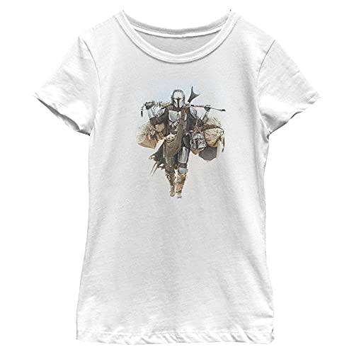 T-shirt Star Wars Mandalorian fille blanc XS cadeau parfait pour anniversaire fan