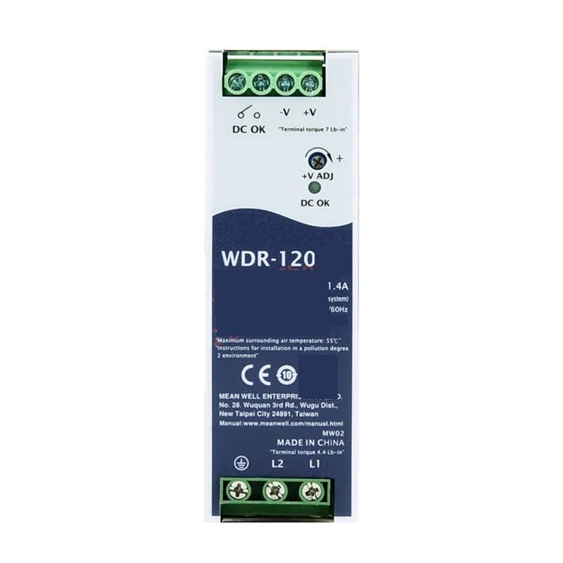 Alimentation sur rail DIN WDR-120-24 tension stable pour armoire électrique