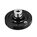 UXCELL Hand Wheel 63mm Diameter 8mm Hole Diameter for Milling Machine, Lathe, Grinder; Black, Plastic, Metal