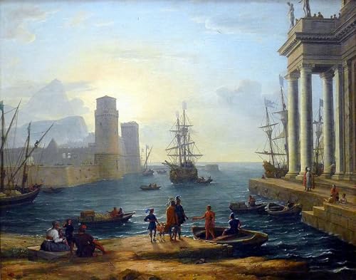 Lienzo de Claude Lorrain para transformar tu habitación en una galería de arte clásica