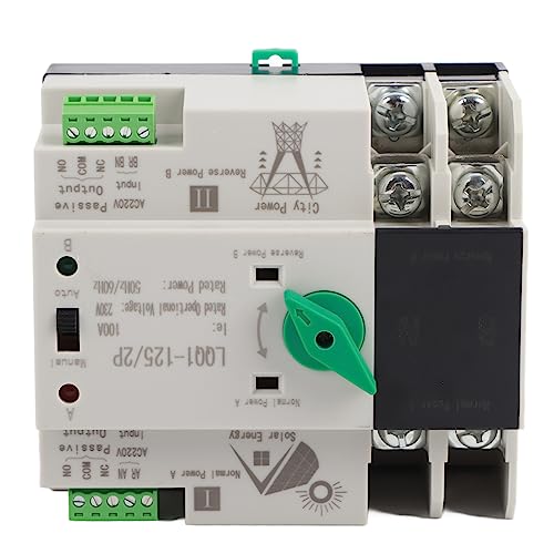 Commutateur de transfert automatique inverseur de source automatique photovoltaïque 2P