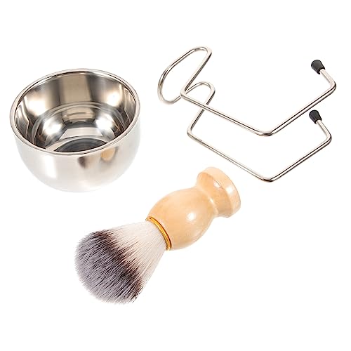 TOVINANNA Men's Shaving Brush Set Razor Brush Shaving Bowl Stand Haircut Accessories Gentle Shave Tool