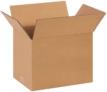 25 Pack 14 x 10 x 10 Corrugated Cardboard Boxes For Packing, Shipping, or Moving