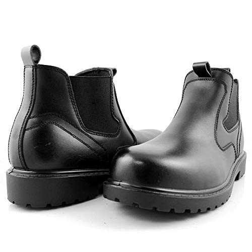 Laforst Giddy Mens 9424 Black Leather Upper Nonslip Composite Toe Work Boots