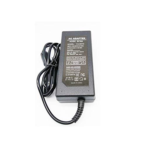 5V 10A Power Supply,AC100-240V to DC5V 50W Adapter Charger Transformers,Power Supply Adapter for Led Strip Lights,Audio/Video,CCTV,Camera,Wireless Router,DC Connector Jack 5.5mmx2.1mm - Image 2