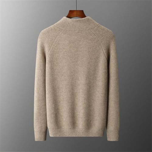 Rfmfkkg Cashmere Thick Sweater Men's V-Neck Knitted Casual Business Warm Men's Wear Office Jumper3
