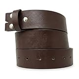 BC Belts Leather Belt Strap with Smooth Grain Finish 1.5