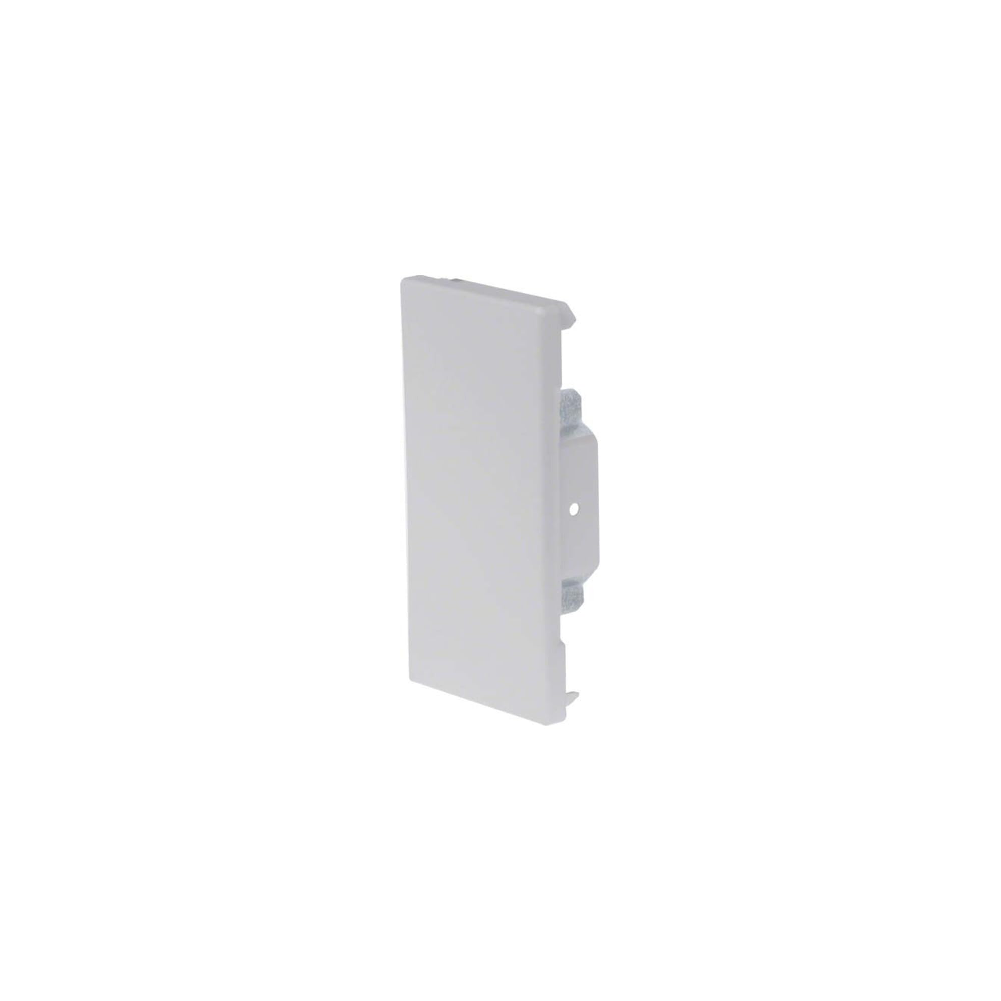 Placa terminal brs 651 306 lgr tapa final gris para canaleta de cables