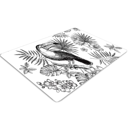 Protège-sol imperméable bureau tapis chaise 140x100 PVC antidérapant - 2